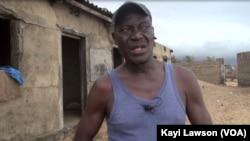 Effowe Toblie, un sexagénaire du village d'Afidégnigba au Togo, 19 septembre 2018. (VOA/Kayi Lawson)