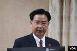 台灣外交部長吳釗燮28日在立法院接受質詢
