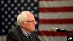 Le sénateur Bernie Sanders