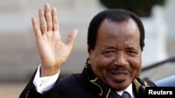 Le président Paul Biya à Paris le 30 janvier 2013. (Reuters)