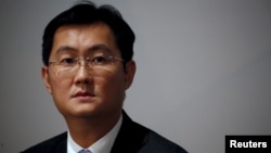 2016年3月17日，騰訊董事長馬化騰在香港宣佈公司業績。