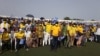 Un rassemblement politique, au Bénin, le 29 mars 2021. 