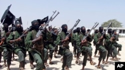 Combatentes da Al-Shabab na zona de Lafofe