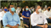 Los líderes políticos y empresariales amparados por Corte Interamericana de Derechos Humanos con medidas provisionales y que el gobierno debió liberar siguen detenidos a 18 días del fallo. Imagen antes de ser detenidos en actividad política [Foto archivo]