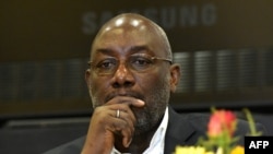 Sidy Diallo lors d'une conférence de presse à Abidjan, le 22 mars 2017