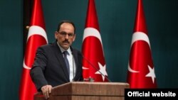 Le porte-parole de la présidence, Ibrahim Kalin, à Ankara, Istanbul, le 26 février 2016.