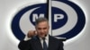 El fiscal general Tarek William Saab ofrece declaraciones a la prensa en la sede del Ministerio Público en Caracas, el 11 de noviembre de 2024.