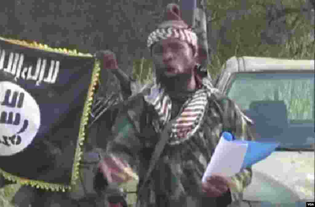 Abubakar Shekau, chef de Boko Haram, a réapparu dans une vidoe en octobre 2014 après avoir été annoncé mort.