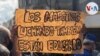 La protesta estuvo acompañada por trabajadores de salud. El gremio de enfermería también salió a protestar el martes 20 de octubre.