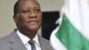 Le président Alassane Ouattara à Abidjan en mai 2018. (VOA/Ibrahim Tounkara) 