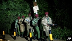 Des soldats kenyans