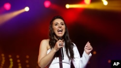 Mwanamuziki Jamala wa Ukaraine anayesakwa na Russia.