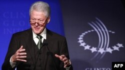 Колишній американський президент Білл Клінтон під час виступу у Нью-Йорку