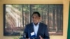 Le président zambien Hakainde Hichilema, alors candidat du parti d'opposition United Party for National Development (UPND) donne une conférence de presse à sa résidence, à Lusaka, le 11 août 2021.