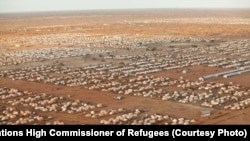 Le plus grand camp de réfugiés du monde, Dadaab, dans le nord du Kenya, en 2012.