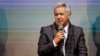 El presidente de Ecuador, Lenín Moreno, en una rueda de prensa en Quito en enero del 2020.