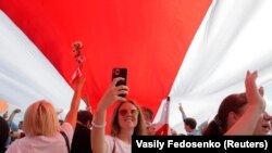 На фото: фрагмент заходів білоруської опозиції