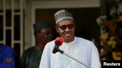 Muhammadu Buhari. Abuja, Nigeria, 11 juin 2015