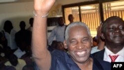 Le président de la CENI en Guinée, Bakary Fofana, à Conakry (1er nov 2012)