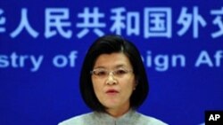 Jiang Yu porta-voz do ministério dos negócios estrangeiros da China