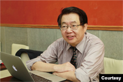 位於台北的政治大學國關中心兼任研究員嚴震生
