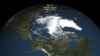 This image provided by the National Snow and Ice Data Center in Boulder, Colo., shows Arctic sea ice, which this summer shrank to its second-lowest level since scientists started to monitor it by satellite. The Colorado center said the sea ice shrank to its summer low point on Sept. 10, 2016, extending 1.6 million square miles.