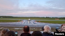 愛爾蘭瑞安航空公司一架班機2021年5月23日迫降白俄羅斯明斯克機場（路透社）