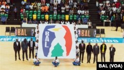 Cerimónia de apresentação do logotipo da BAL na Kigali Arena, Kigali, Ruanda, 19 de Dezembro de 2019
