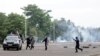 La police affrontent des manifestants à Kinshasa, 19 septembre 2016.