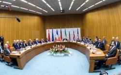 FILE - Washiriki wa mkutano wa JCPOA.