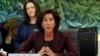 Sekretarja amerikane e Tregtisë, Gina Raimondo duke folur në një konferencë shtypi në Pekin, Kinë, 28 gusht 2023
