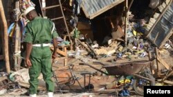 Maiduguri est souvent visée par les bombes des djihadistes (AP Photo/Jossy Ola)