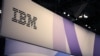 FILE - The IBM logo is seen at the SIBOS banking and financial conference in Toronto, Ontario, Canada, Oct. 19, 2017. 