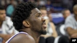 Joel Embiid, Philadelphie, le 15 octobre 2016.