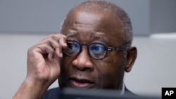 Laurent Gbagbo attend le début de son procès devant la CPI à La Haye, le 28 janvier 2016. (AP Photo/Peter Dejong, Pool)