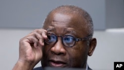Laurent Gbagbo attend le début de son procès devant la CPI à La Haye, le 28 janvier 2016. (AP Photo/Peter Dejong, Pool)