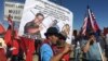 Hundreds Protest Against Hun Sen Outside Sunnlyands Summit