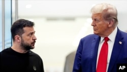 Rais Donald Trump na Rais Volodymyr Zelenskiy