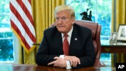 រូបឯកសារ៖ លោក​ប្រធានាធិបតី Donald Trump ​
