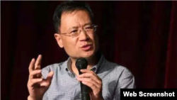 原中國清華大學法學教授許章潤（推特圖片）