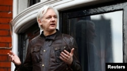WikiLeaks website ထူထောင်သူ Julian Assange (မေ၊ ၁၉၊ ၂၀၁၇)