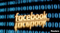 Le logo de Facebook logo, photo prise, le 18 juin 2019. REUTERS/Dado Ruvic/Illustration/File Photo