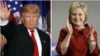 Republican presidential candidate Donald Trump, left, won South Carolina's Republican primary, while Democratic presidential candidate Hillary Clinton won Nevada's Democratic caucuses, Feb. 20, 2016.