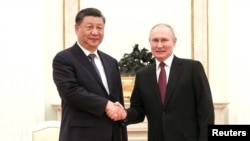 លោក​ Putin ប្រធានាធិបតី​រុស្ស៊ី​ជួបជាមួយ​លោក Xi ​ក្នុង​ទីក្រុង​មូស្គូ។