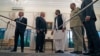 FILE - U. S. Secretary of State Rex Tillerson, center left, speaks with Pakistani Prime Minister Shahid Khaqan Abbasi, before their meeting at the Prime Minister's residence, Oct. 24, 2017, in Islamabad, Pakistan.