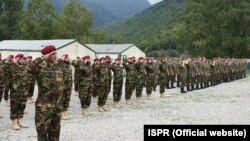 FILE - A two-week-long joint exercise between special forces of Pakistan and Russia armies is held in Minralney Vody, Russia. 