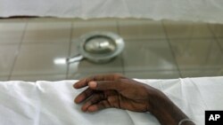 Un malade du sida à Kinshasa 