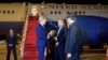 U.S. Secretary of State John Kerry chats with Laotian officials and U.S. Ambassador to Laos Daniel Clune as he arrives at Vientiane Wattay International Airport, Jan. 24, 2016. (State Department)