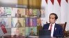 Presiden Jokowi dalam menghadiri Global COVID-19 SUMMIT secara virtual pada Kamis (23/9) dari Istana Kepresidenan Bogor menyerukan perlunya penataan ulang sistem ketahanan kesehatan global yang baru (biro pers)