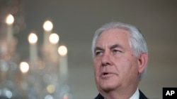 Rex Tillerson, Washington, le 1er novembre 2017